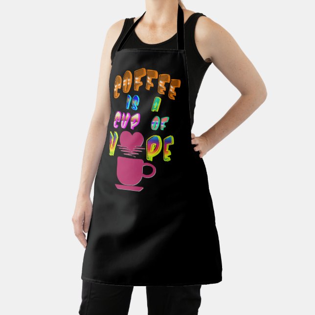 Coffee Is A Cup Of Hope Apron (Insitu)