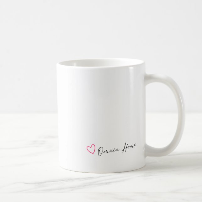 Coffee Is a Hug in a Mug Typography Coffee Mug (Right)