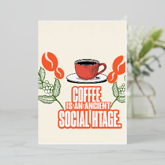 Coffee is a social heritage