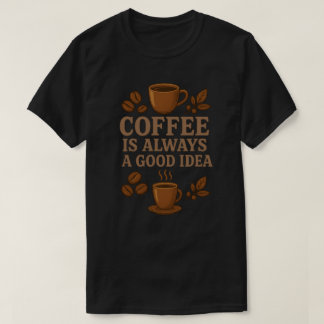 COFFEE IS ALWAYS A GOOD IDEA T-Shirt