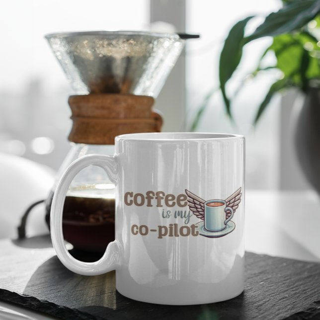 Coffee is my co-pilot mug (Creator Uploaded)
