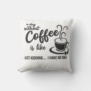 Coffee Is My Love Language – Coffee Lover Quote Cushion