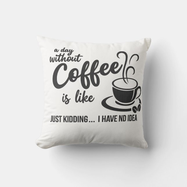 Coffee Is My Love Language – Coffee Lover Quote  Cushion (Front)