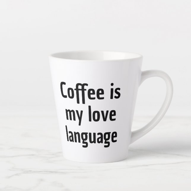 Coffee is my love language Mug (Right)
