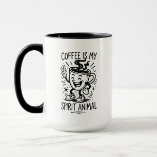 Coffee is My Spirit Animal Premium Mug