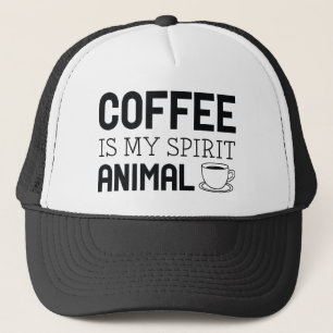 Coffee Is My Spirit Animal Trucker Hat