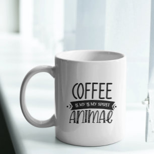 coffee is my spirit  Two-Tone coffee mug