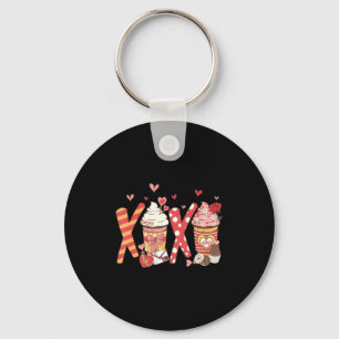 Coffee Is My Valentine Funny Teacher Coffee Lover  Key Ring