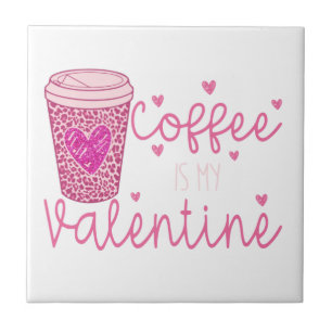 Coffee is my Valentine Tank Top Tote Bag Bandanna  Tile