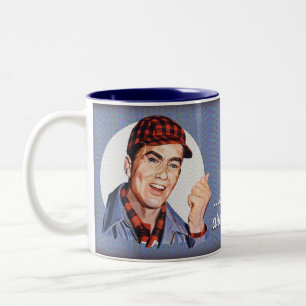Coffee is the only reason you are still alive Two-Tone coffee mug
