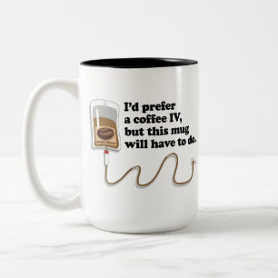 Coffee IV Two-Tone Coffee Mug