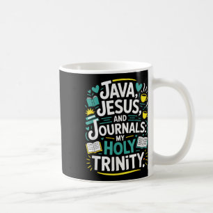 Coffee Jesus Journal Christian Book Lover Mug