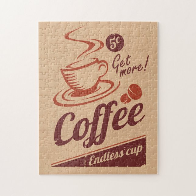 Coffee Jigsaw Puzzle (Vertical)
