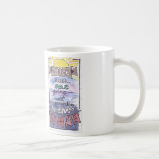 Coffee keeps me going mug