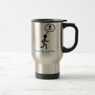 Coffee - Keeps Me Running Travel Mug
