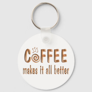 Coffee Key Ring