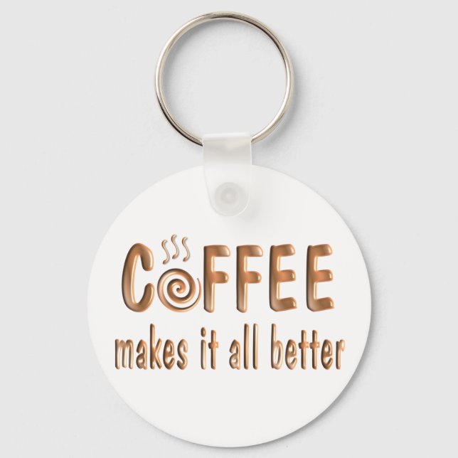 Coffee Key Ring (Front)