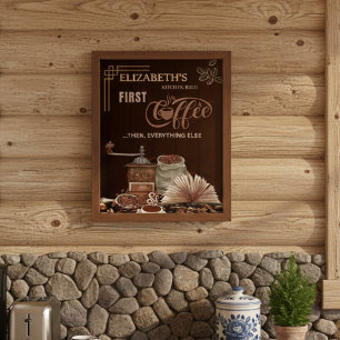 Coffee Kitchen Custom Decor