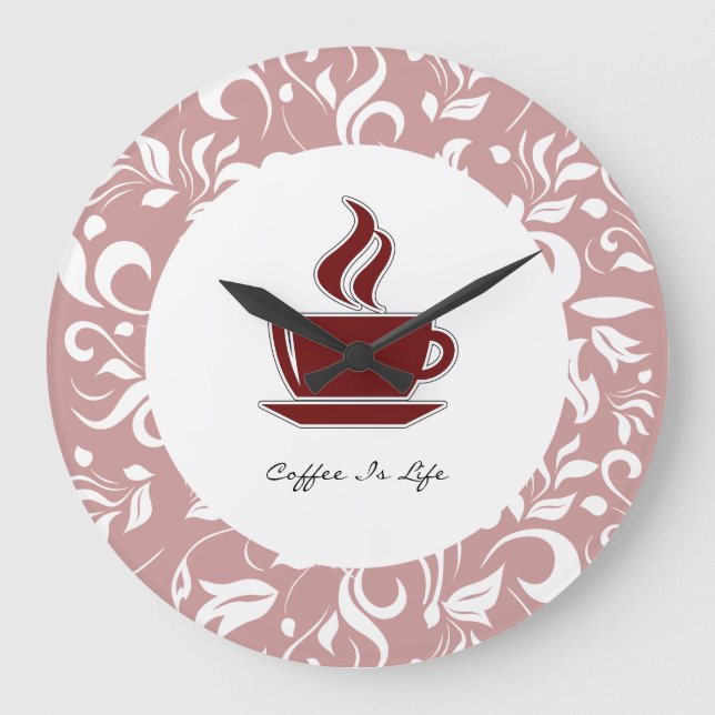 Coffee Kitchen Wall Clocks (Front)