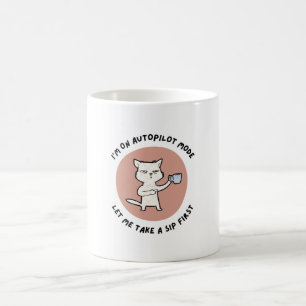 Coffee & Kitten Quote Mug
