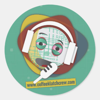 Coffee Klatch Crew Sticker