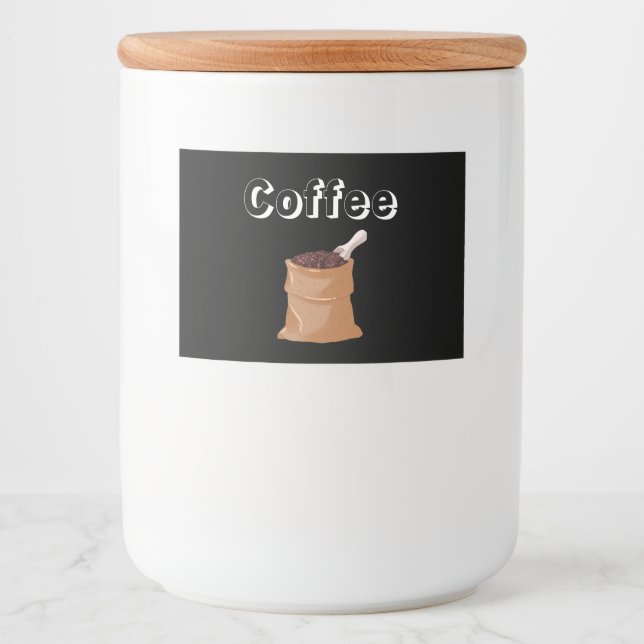 Coffee Label jar (Front)