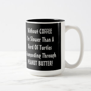 Coffee Lag Coffee Humour Two-Tone Coffee Mug