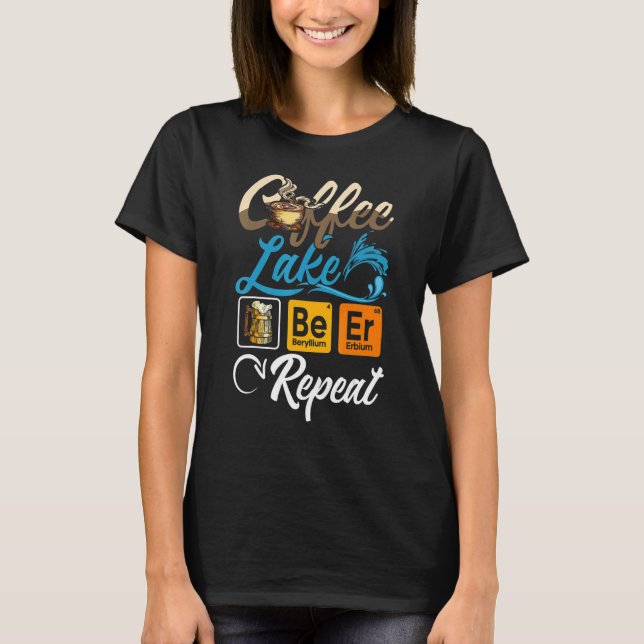Coffee Lake Beer Repeat T-Shirt (Front)