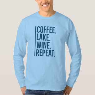 Coffee Lake Wine Repeat T-Shirt