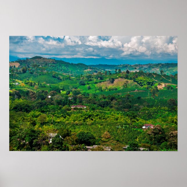 Coffee Landscape Poster (Front)
