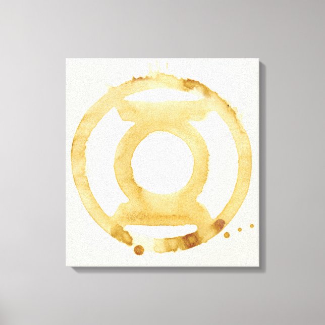 Coffee Lantern Symbol Canvas Print (Front)