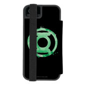 Coffee Lantern Symbol - Green Incipio iPhone Wallet Case (Folio Back)
