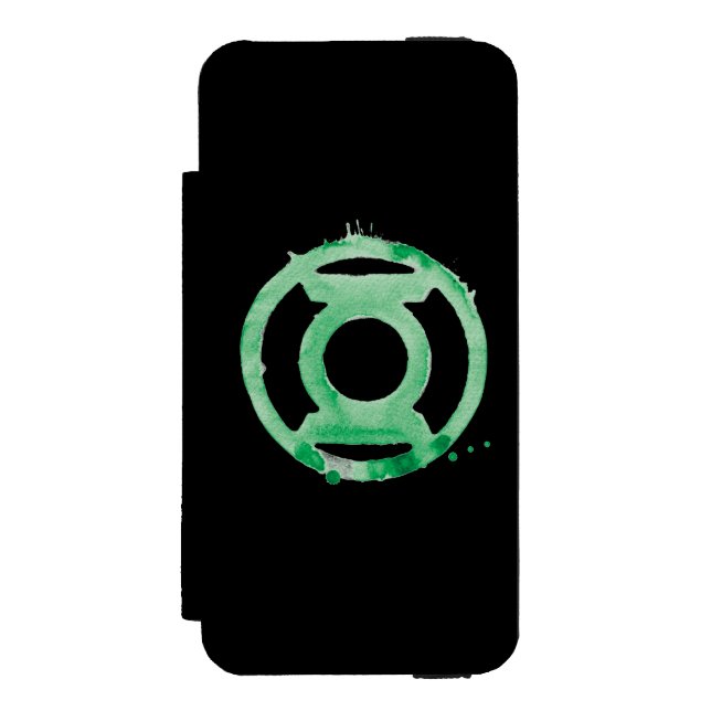 Coffee Lantern Symbol - Green Incipio iPhone Wallet Case (Folio Front)