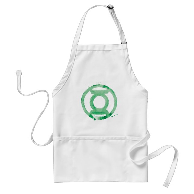 Coffee Lantern Symbol - Green Standard Apron (Front)