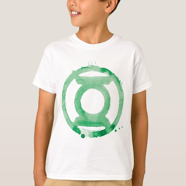 Coffee Lantern Symbol - Green T-Shirt (Front)