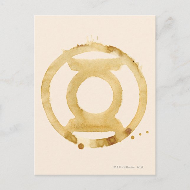 Coffee Lantern Symbol Postcard (Front)