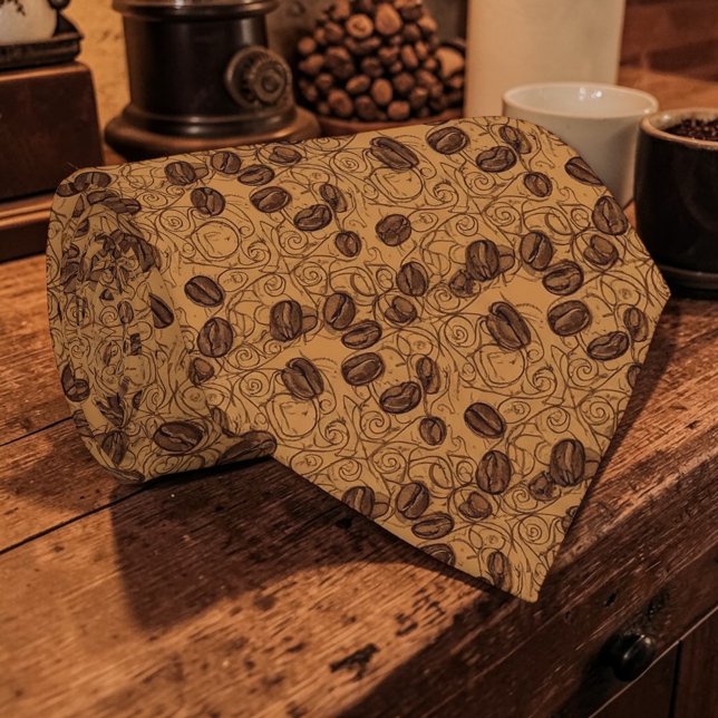 Coffee Latte Lovers Custom Necktie (Creator Uploaded)