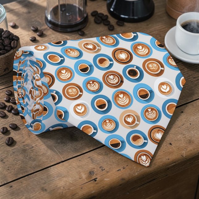 Coffee Latte Lovers Custom Necktie (Creator Uploaded)