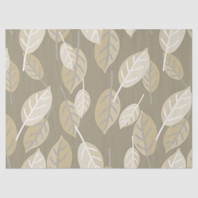 coffee leaves tissue paper (Front)