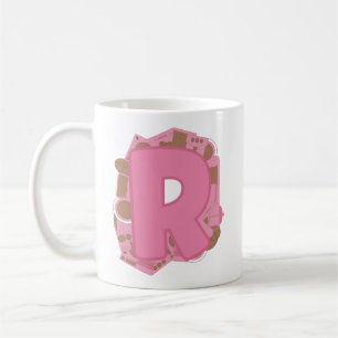 Coffee Letter R: Monogram Initial Mug
