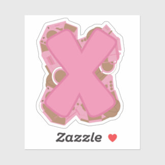 Coffee Letter X: Monogram Initial 