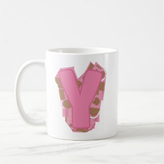 Coffee Letter Y: Monogram Initial Mug
