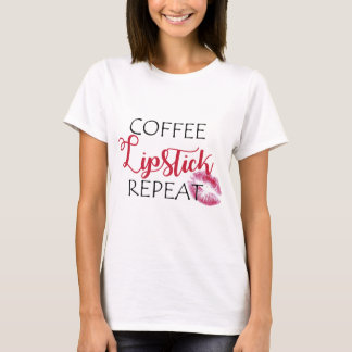 Coffee Lipstick Repeat T-Shirt