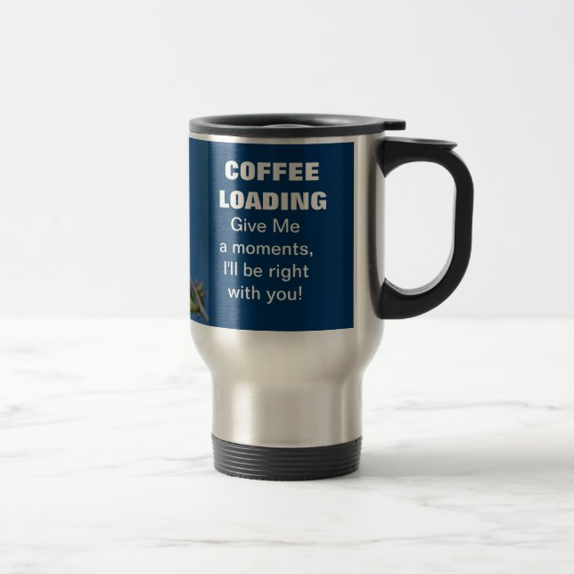 COFFEE LOADING coffee mugs Humour Spring Blossoms (Right)