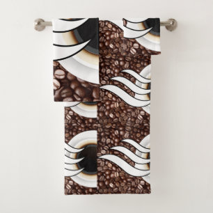 Coffee Love Bath Towel Set