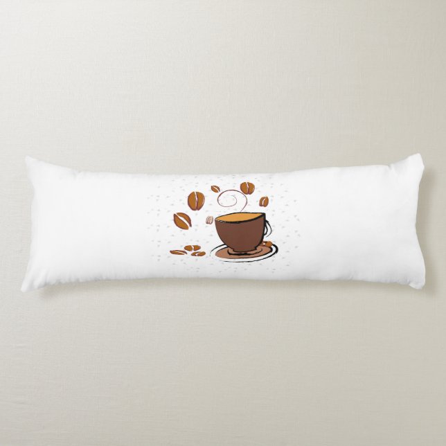 Coffee Love  Body Cushion (Front)