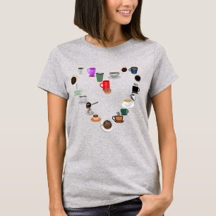 Coffee Love Coffee Heart T-Shirt
