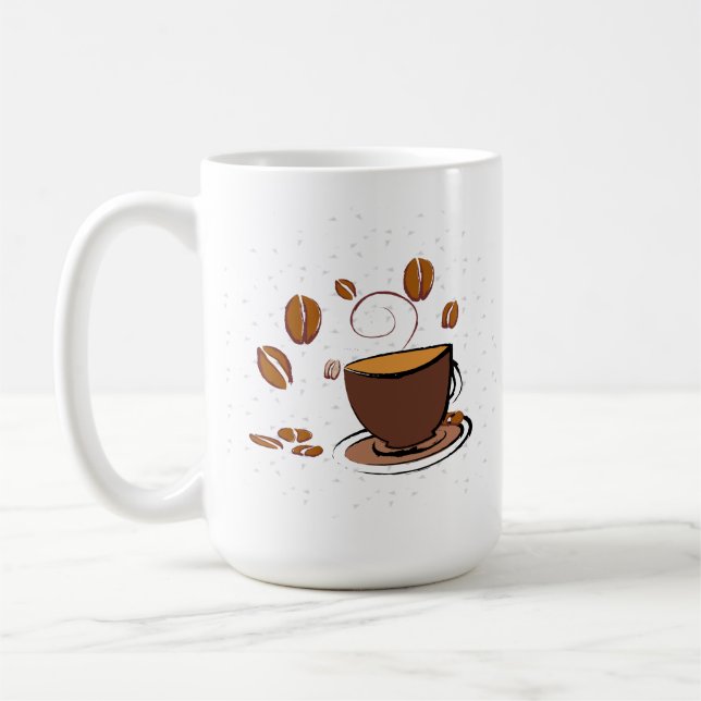 Coffee Love Coffee Mug (Left)