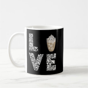 Coffee Love Iced Coffee Foam Milk Cappuccino Caffe Coffee Mug