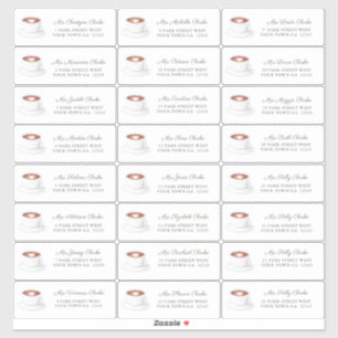 Coffee Love Is Brewing Bridal Shower Guest Address